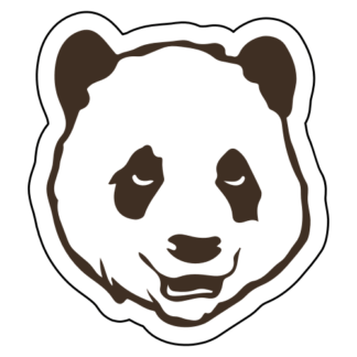 Sexy Panda Sticker (Brown)